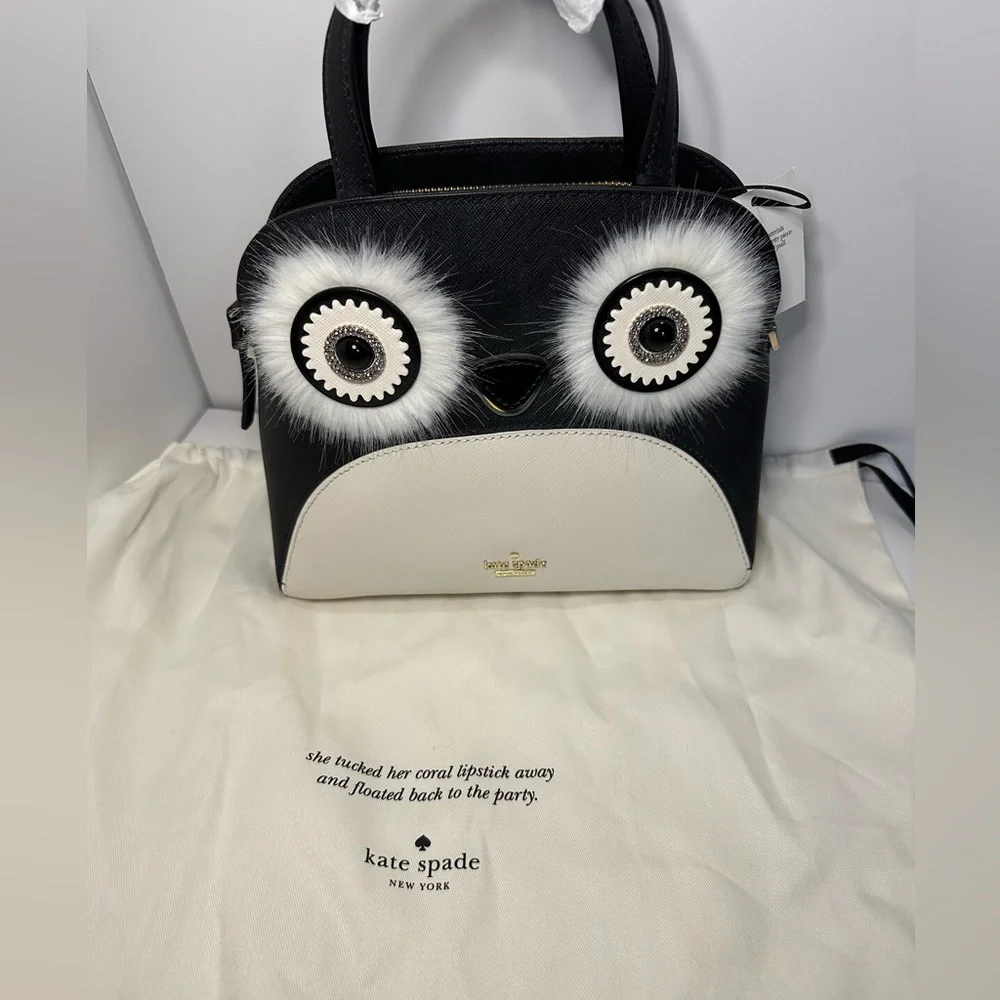Kate Spade New Dashing Beauty Penguin Small Lottie Convertible Satchel